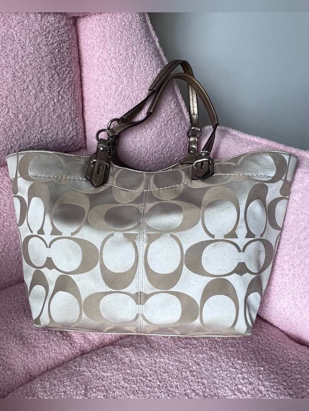 Coach Signature C Carly Tote - Picture 3 of 6